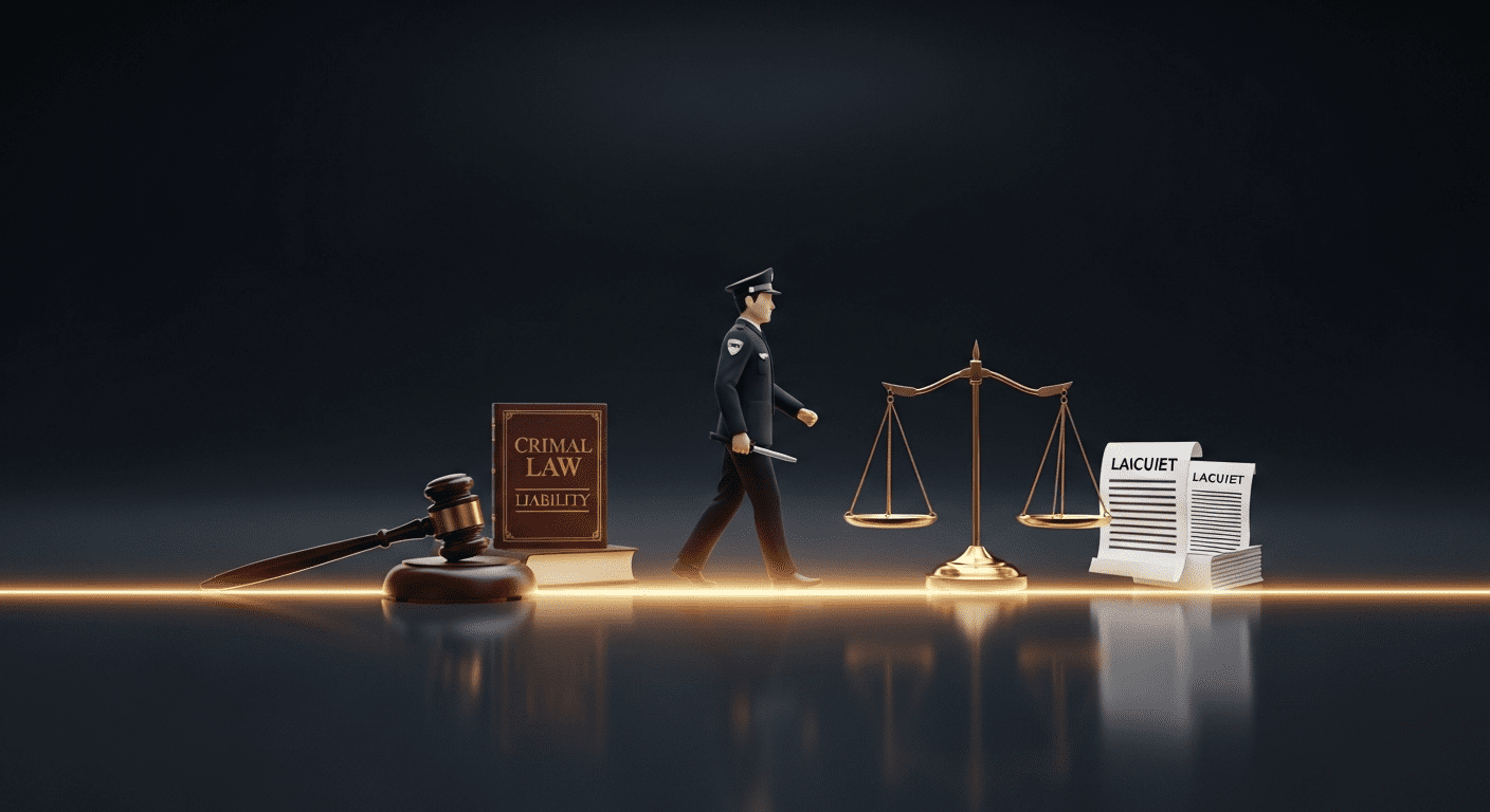Responsabilidad Civil y Penal: Lo que todo agente de seguridad debe saber.