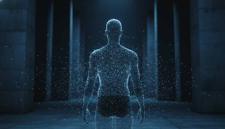 Representacion visual abstracta de anonimizacion de datos digitales y privacidad