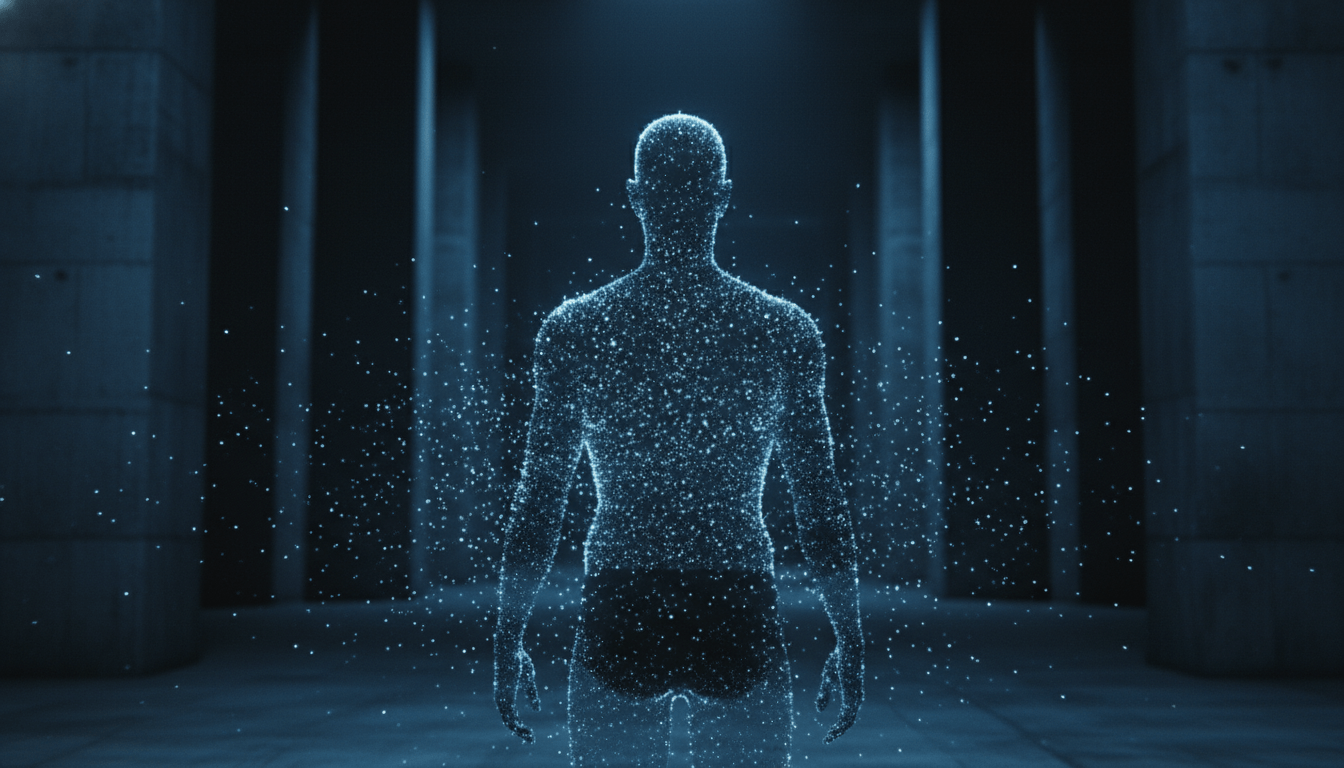 Representacion visual abstracta de anonimizacion de datos digitales y privacidad