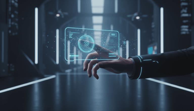 Interfaz holográfica de autenticación biométrica continua para seguridad digital avanzada