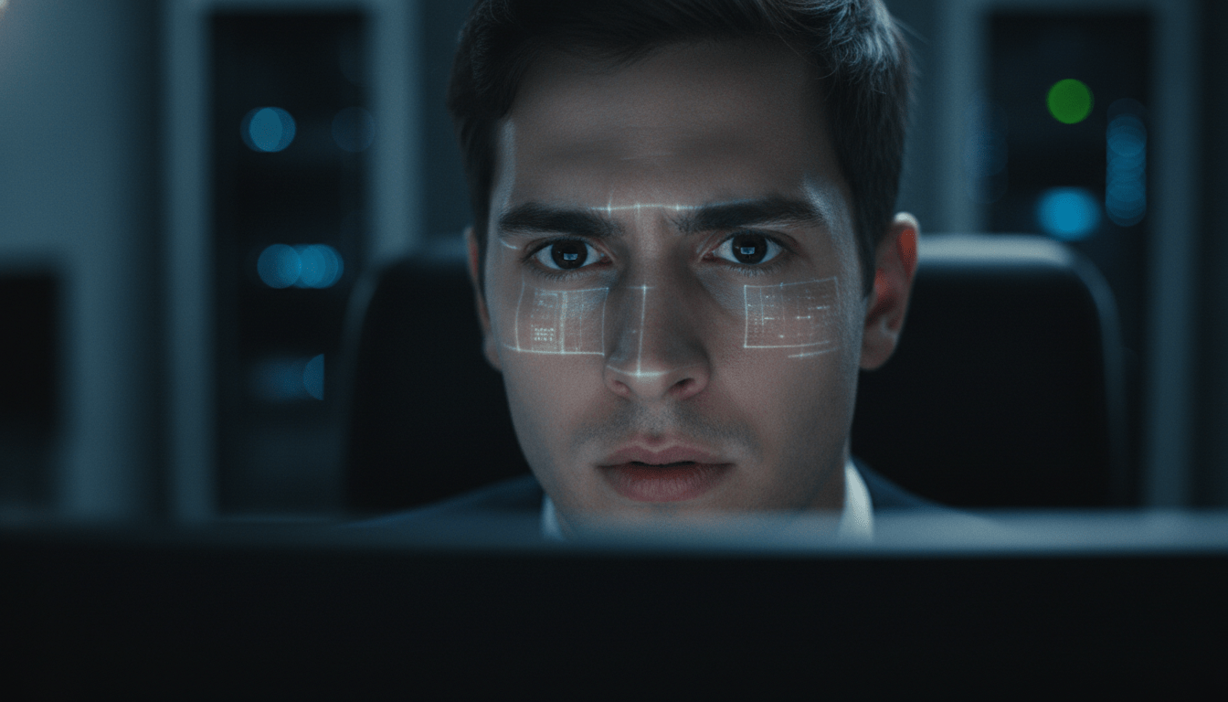 Profesional concentrado frente a una pantalla de ordenador analizando una amenaza de ciberseguridad en LinkedIn.