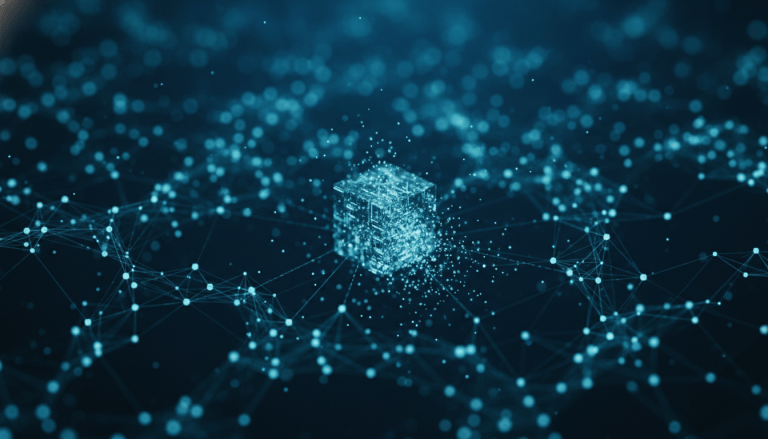 Representación visual de la seguridad de aplicaciones y vulnerabilidades de software en una red digital interconectada