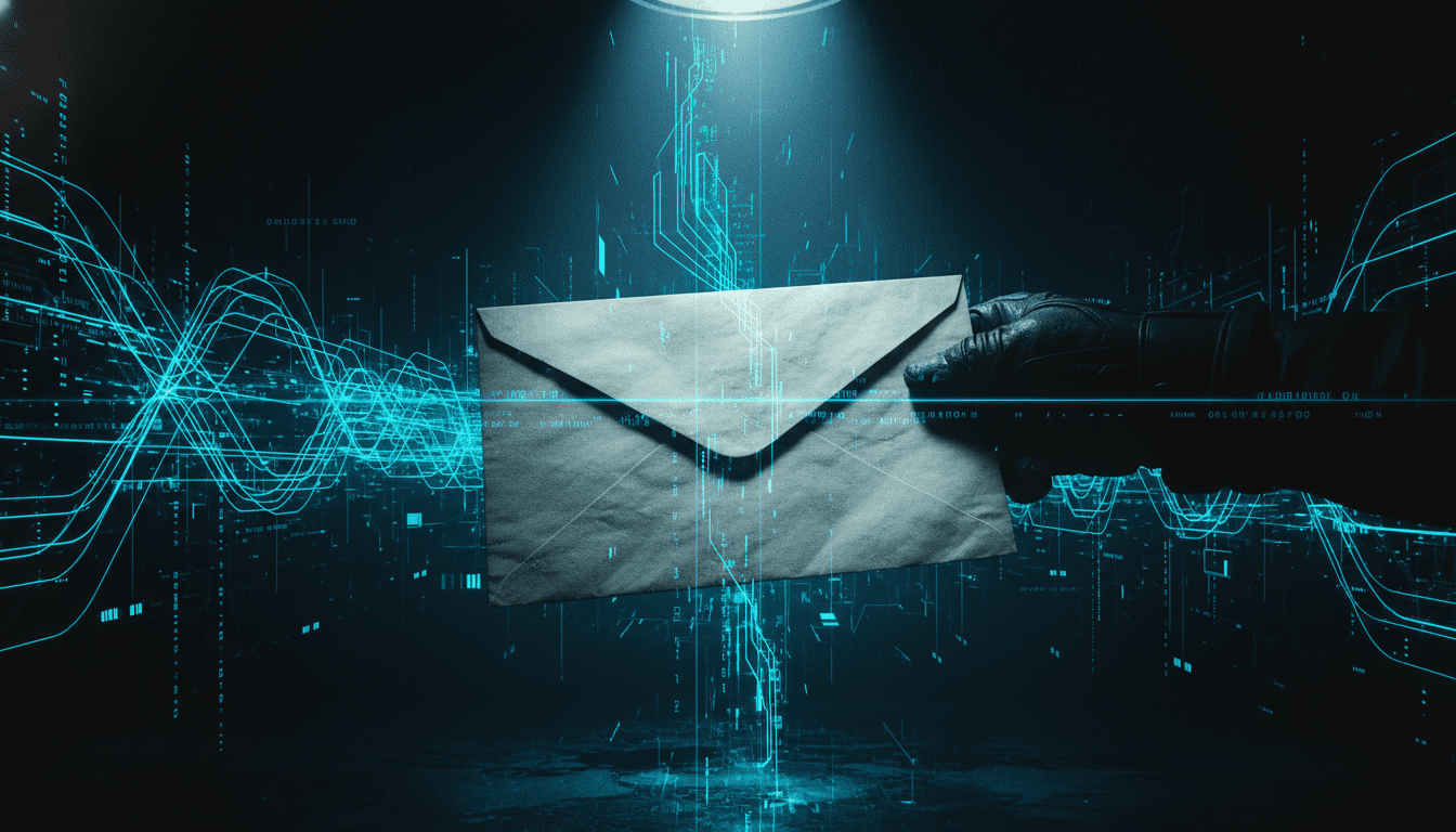 Ilustracion conceptual sobre el analisis de metadatos y la vigilancia de trafico de red sin texto