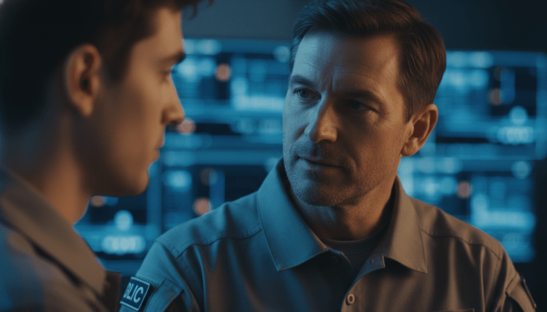 Líder de seguridad profesional gestionando el factor humano y la confianza operativa en un equipo de alto rendimiento.