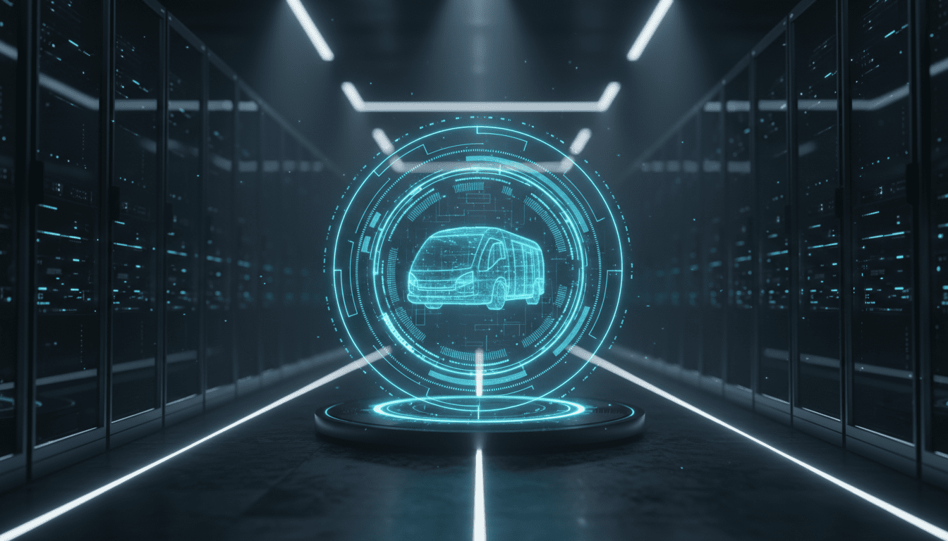 Centro de control de ciberseguridad protegiendo sistemas de transporte autonomo mediante tecnologia holografica