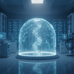 Protección digital y ciberseguridad en un laboratorio de investigación científica de alta tecnología.