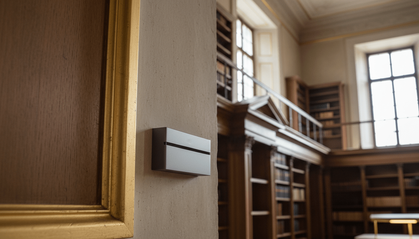 Sensor de seguridad invisible integrado en arquitectura historica para preservacion del patrimonio