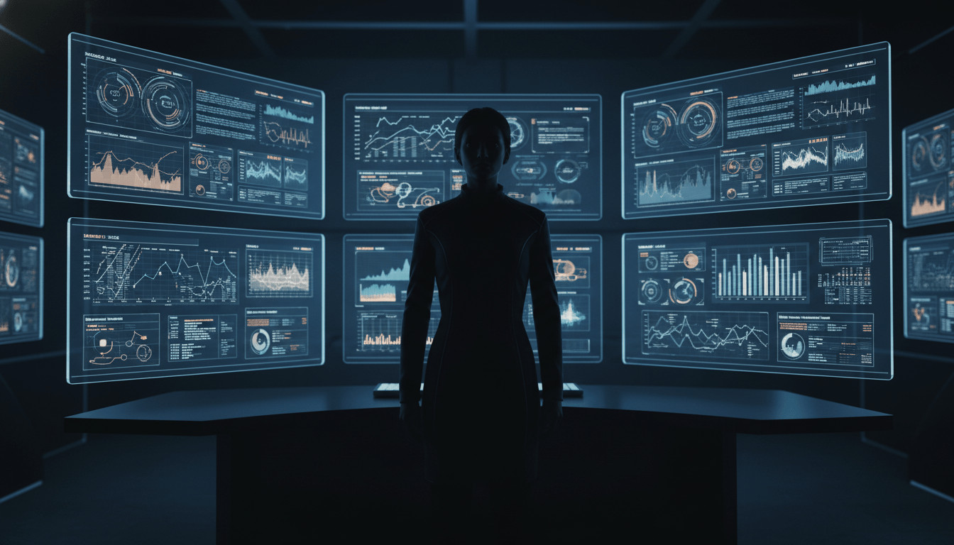 Centro de control de seguridad con tecnología avanzada y análisis de riesgos estratégicos
