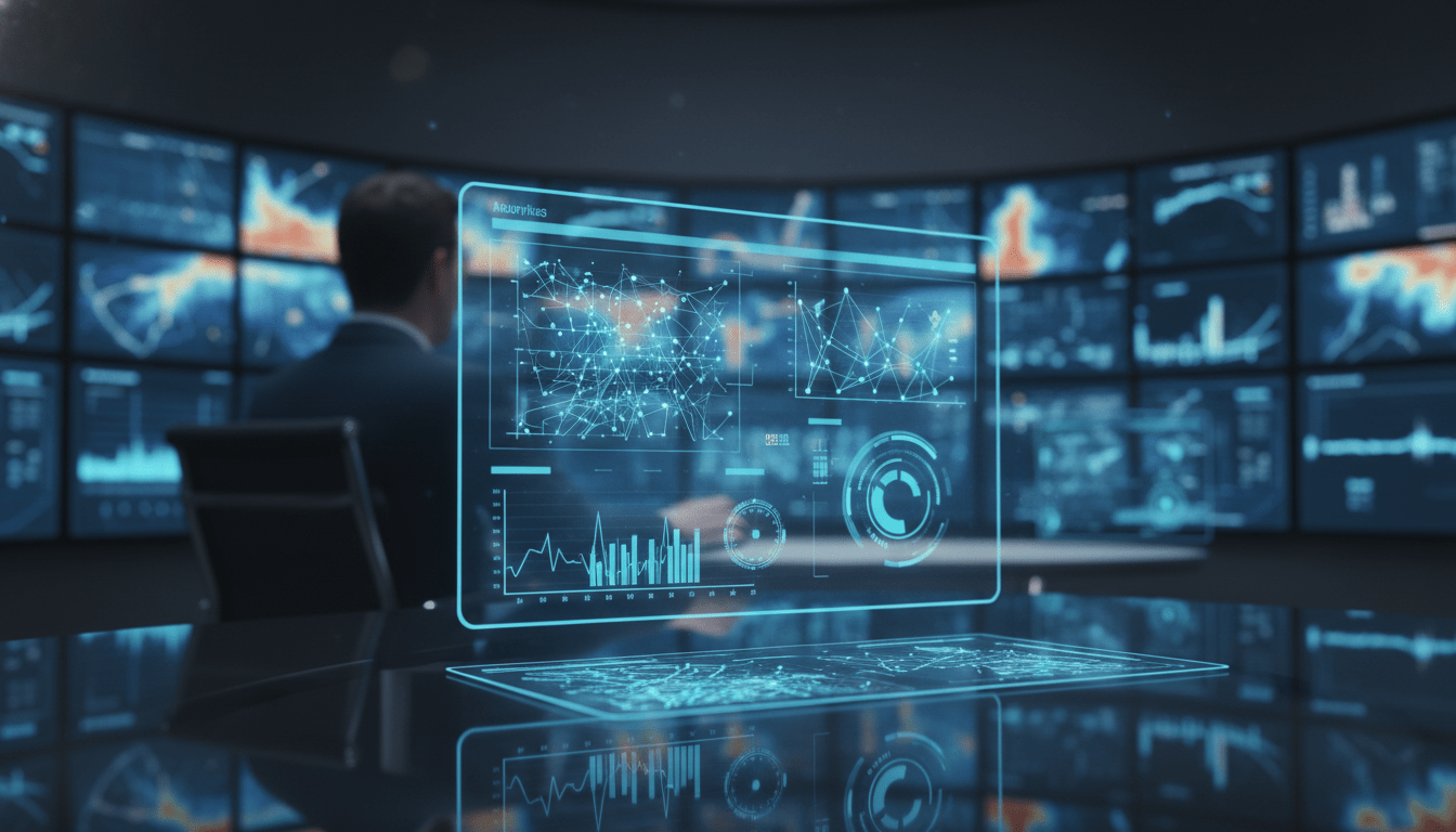 Centro de control de seguridad con tecnologia de inteligencia artificial y analisis predictivo