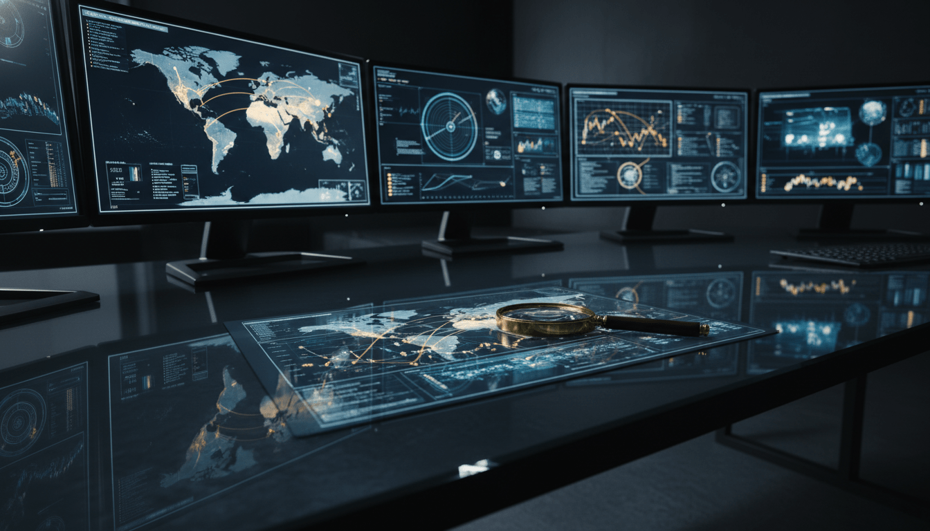 Análisis de inteligencia financiera y rastreo satelital para la detección de violaciones de sanciones internacionales en un entorno digital.
