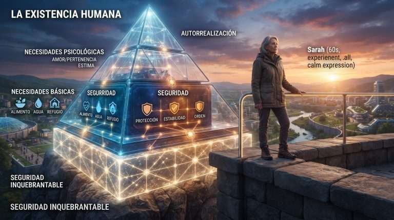 Pirámide de Maslow y seguridad: la necesidad de protección como base de la existencia humana