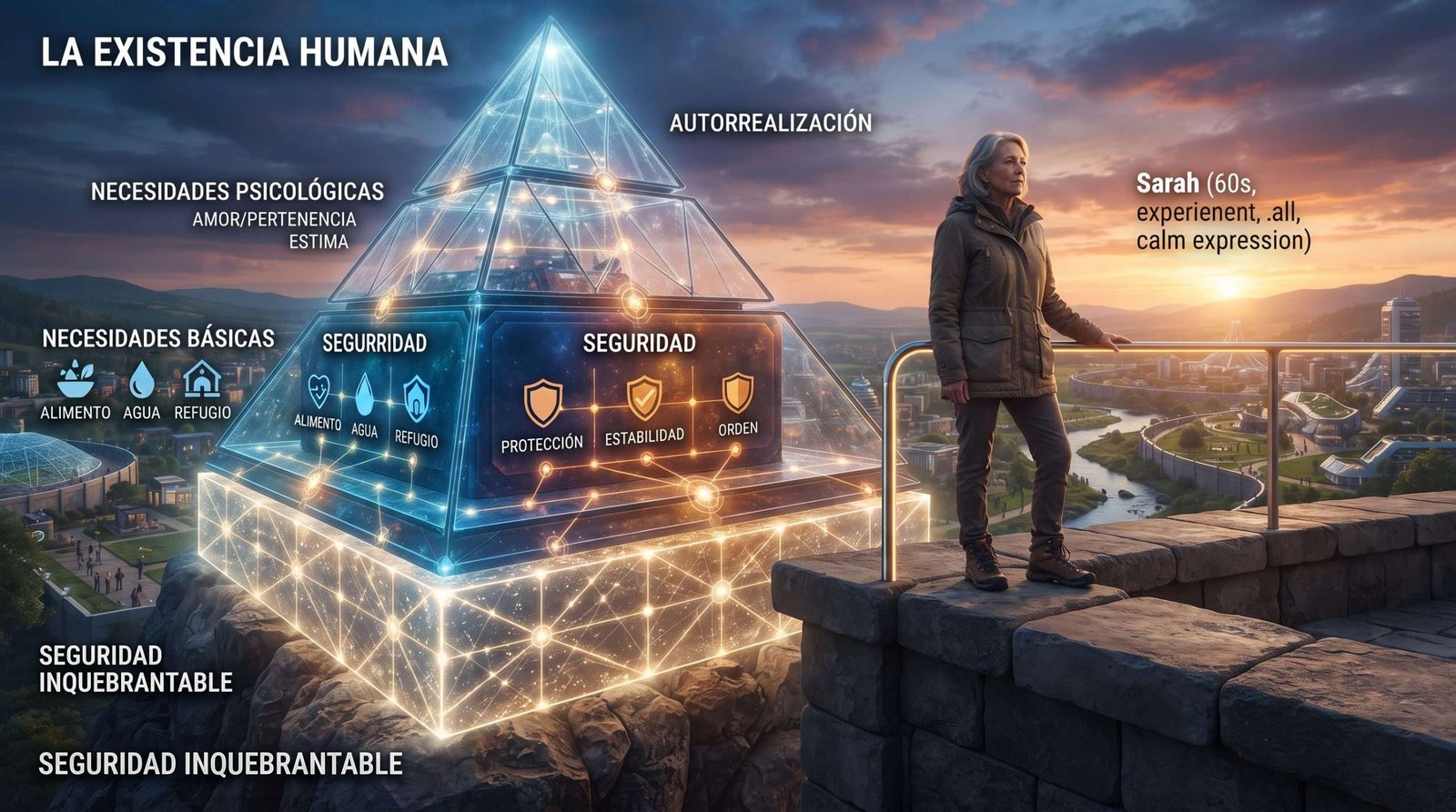 Pirámide de Maslow y seguridad: la necesidad de protección como base de la existencia humana