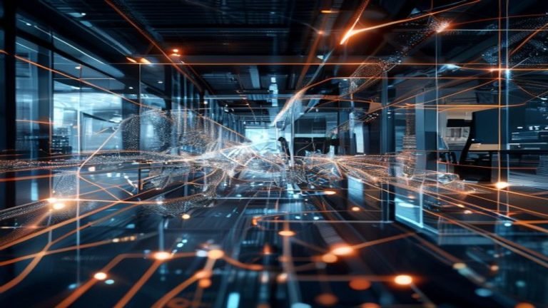 Representación visual de una arquitectura Zero Trust avanzada, mostrando la integración de seguridad robusta y una experiencia de usuario fluida en un entorno digital moderno.