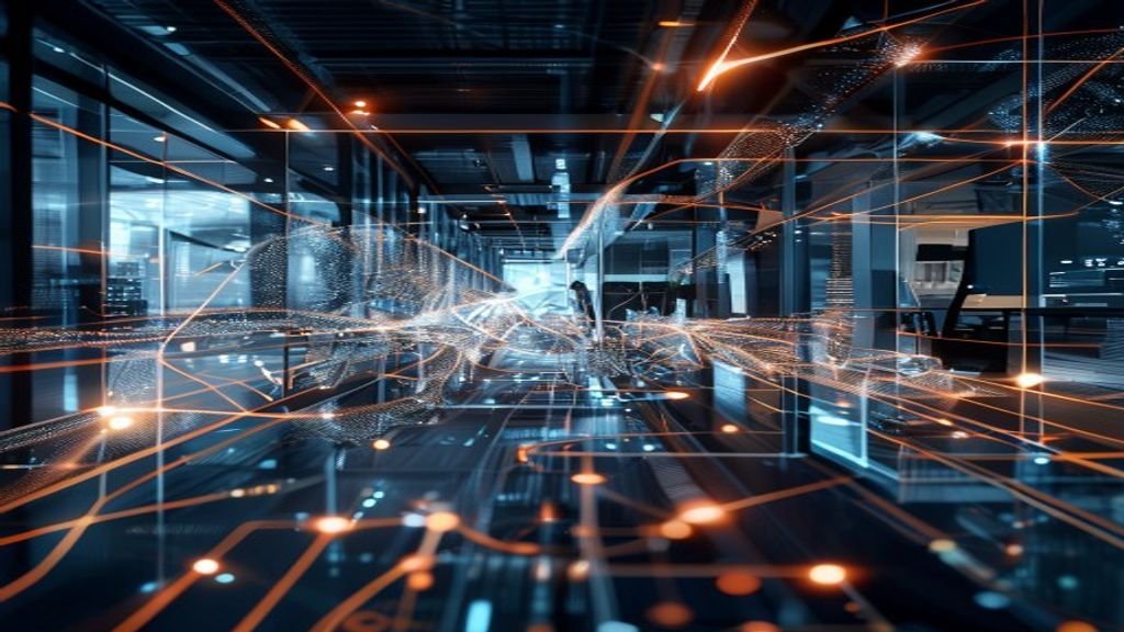 Representación visual de una arquitectura Zero Trust avanzada, mostrando la integración de seguridad robusta y una experiencia de usuario fluida en un entorno digital moderno.