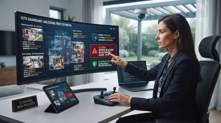 Cámaras de seguridad estratégicas: sistema de videovigilancia y escudo de protección en inmuebles