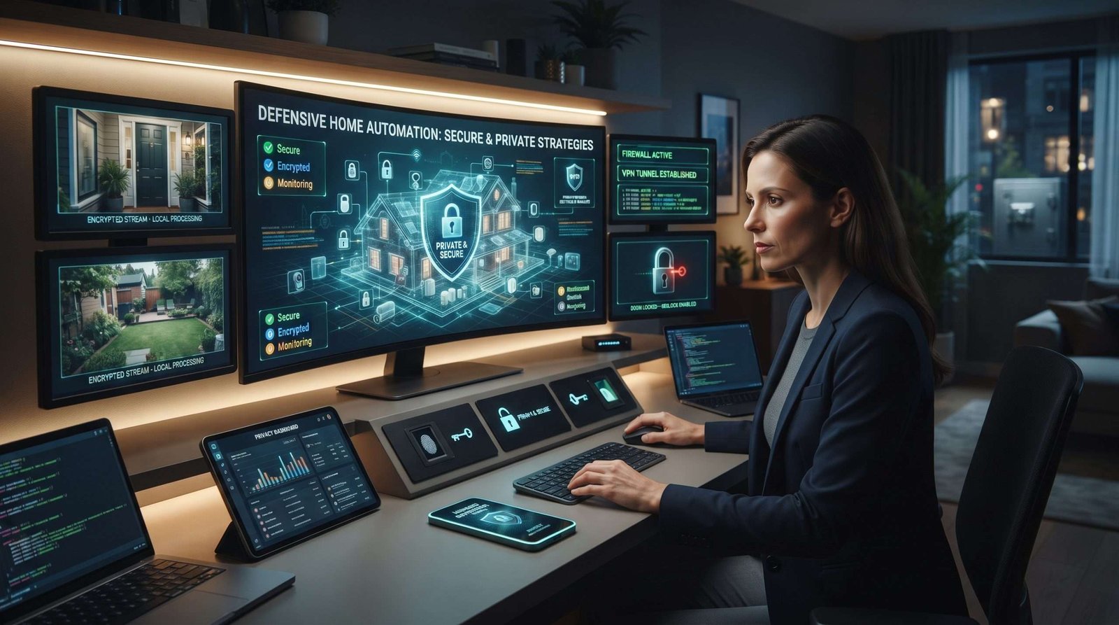 Domótica defensiva: automatización, sistemas de seguridad inteligente y protección de la privacidad en el hogar