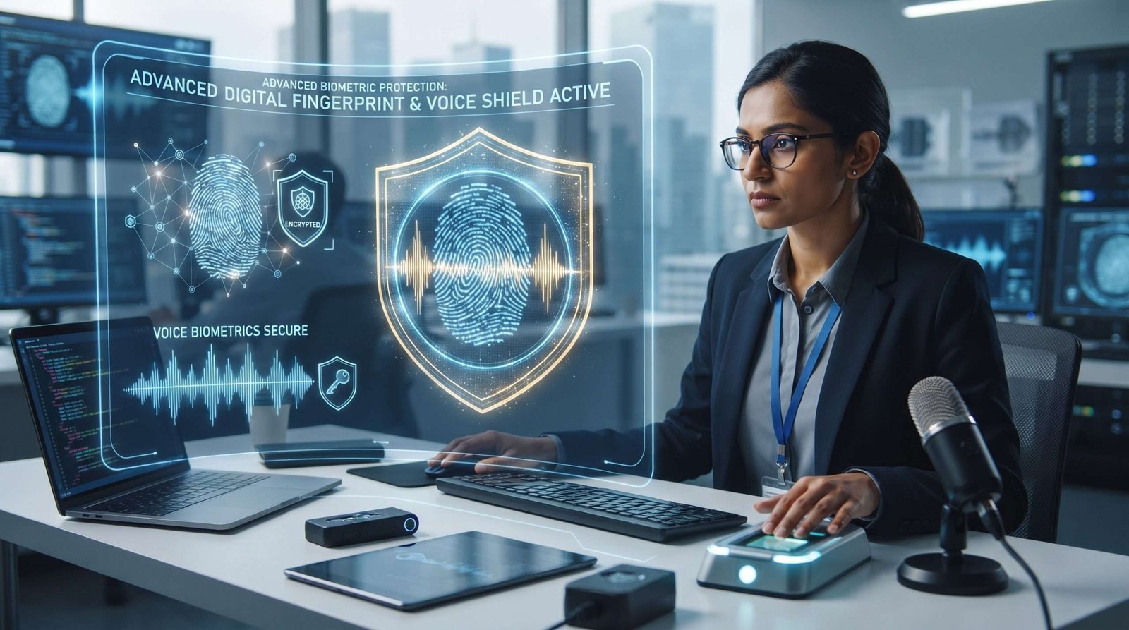 Protección biométrica avanzada: seguridad para huellas y voz digital frente a ciberdelincuentes