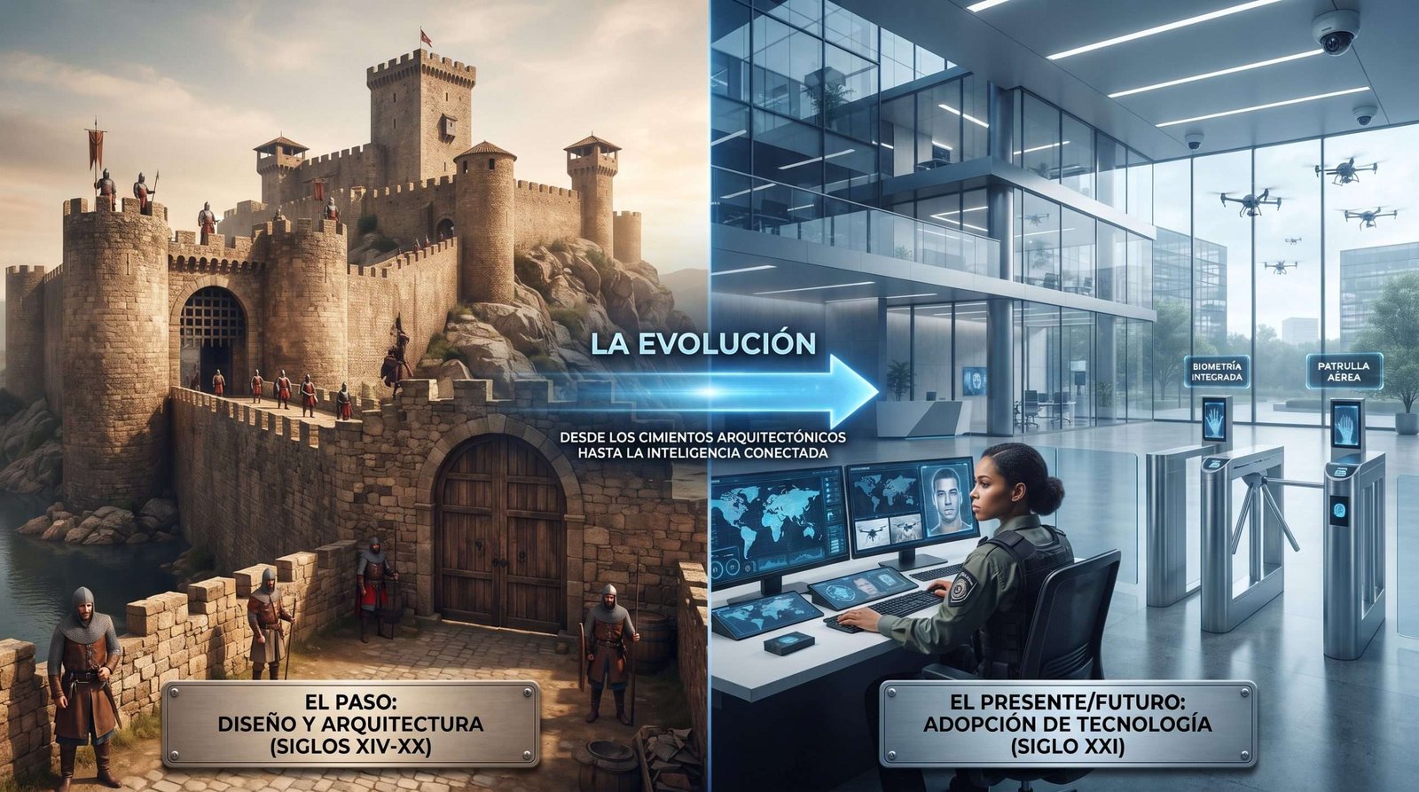 Evolución de la seguridad física del diseño a la adopción de tecnologías